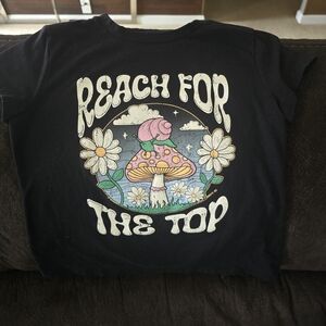 Black Graphic Kids T-Shirt